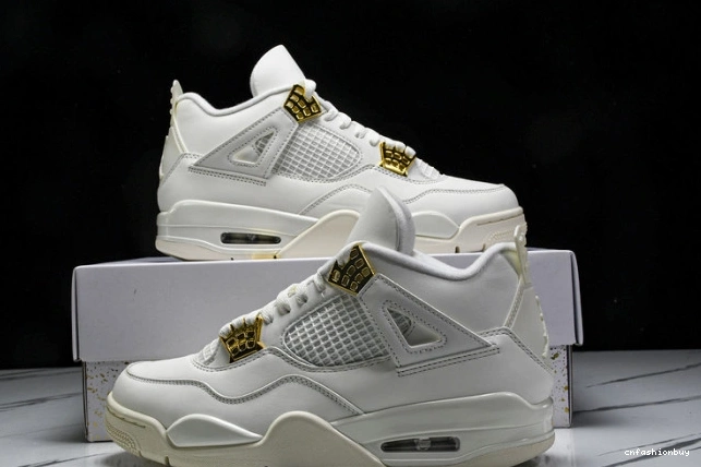 Retro 4 Metallic Jordan Gold AQ9129-170 0910
